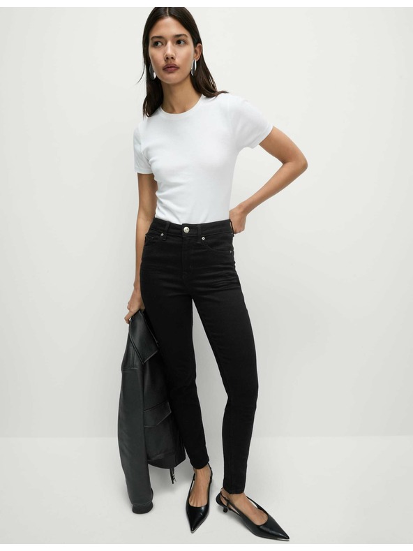 Marks & Spencer Vypasované džínsy Ivy Marks & Spencer čierne