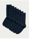 Marks & Spencer Sada siedmich párov pánskych tmavomodrých ponožiek Marks & Spencer Cool & Fresh™