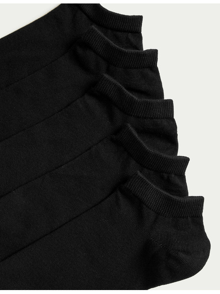 Marks & Spencer 5 párov športových ponožiek Marks & Spencer Cool & Fresh™ čiernych