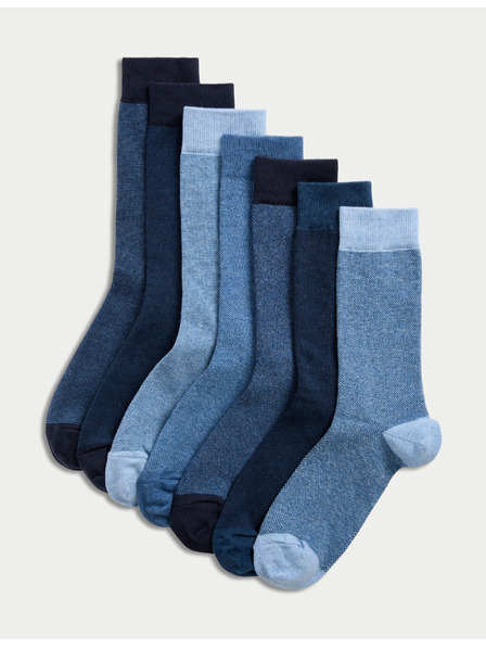 Marks & Spencer Súprava siedmich párov pánskych ponožiek Marks & Spencer