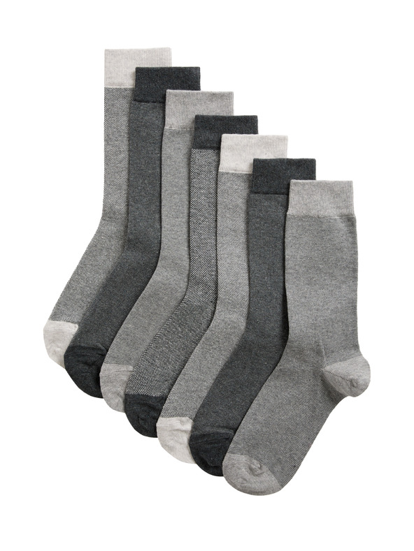 Marks & Spencer Sada siedmich párov pánskych ponožiek Cool & Fresh™ značky Marks & Spencer