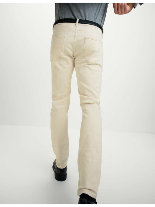 Marks & Spencer Strečové džínsy s úzkym strihom Marks & Spencer snehobiele