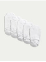 Marks & Spencer Krátke ponožky Trainer Liners™ s technológiou Cool & Fresh™, 5 párov v balení Marks & Spencer biela