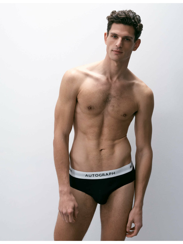 Marks & Spencer Bavlnené a modalové nohavičky Supima®, 5 ks Marks & Spencer čierne