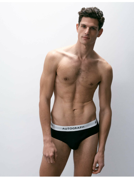 Marks & Spencer Bavlnené a modalové nohavičky Supima®, 5 ks Marks & Spencer čierne