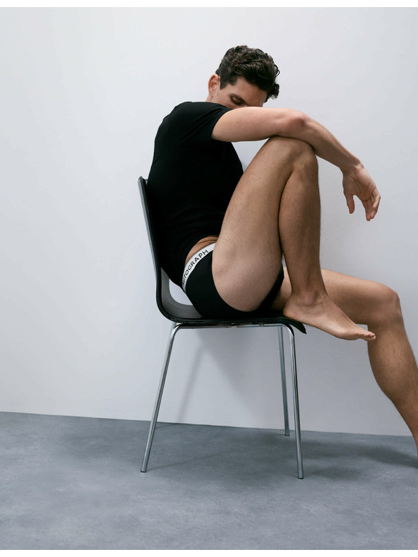 Marks & Spencer Bavlnené a modalové nohavičky Supima®, 5 ks Marks & Spencer čierne