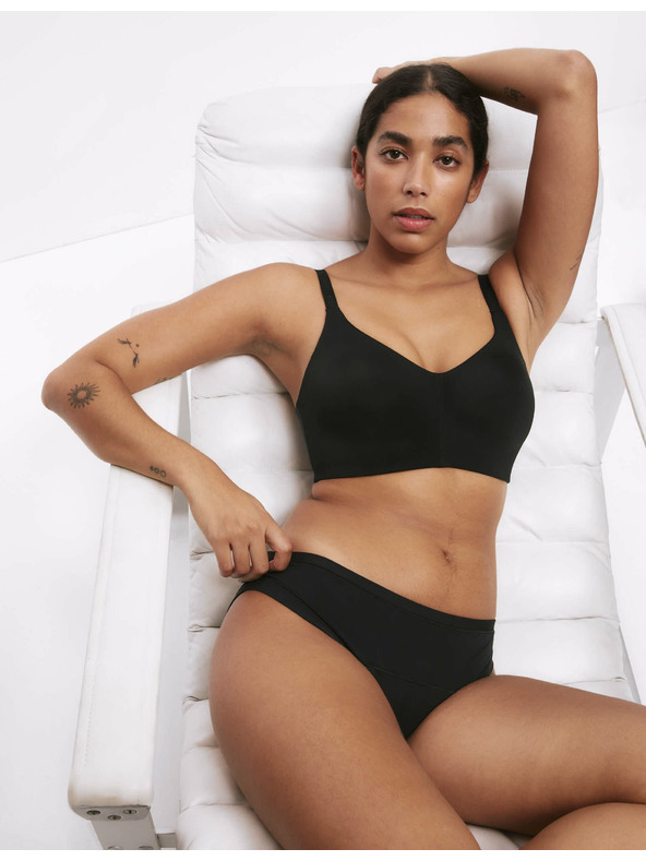 Marks & Spencer Vysoko absorpčné menštruačné nohavičky, 3 ks Marks & Spencer čierne