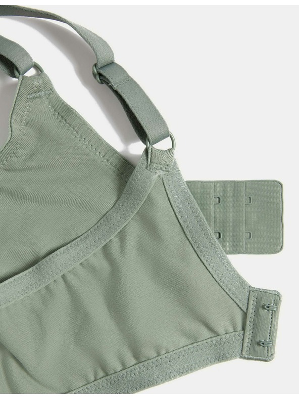 Marks & Spencer Hladká podprsenka s výstužou, veľkosť 4, veľkosť 5, s kosticami. A-E, 3 balenia Marks & Spencer zelená