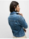 Marks & Spencer Džínsová bunda so strečom Marks & Spencer tmavomodrá
