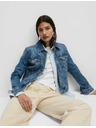 Marks & Spencer Džínsová bunda so strečom Marks & Spencer tmavomodrá