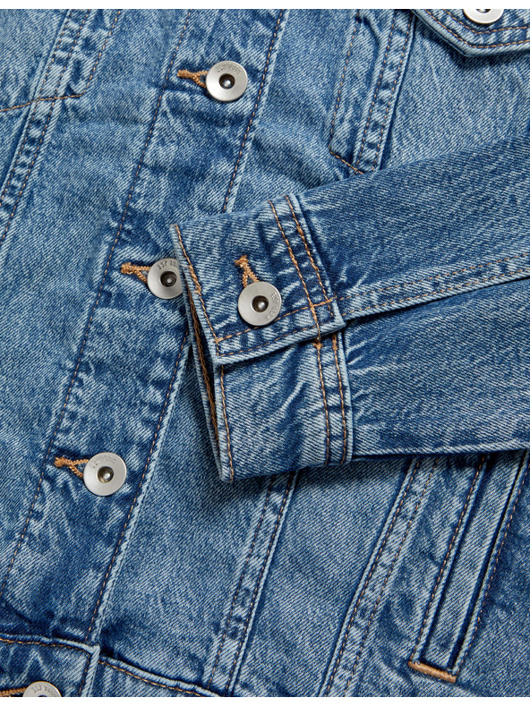 Marks & Spencer Džínsová bunda so strečom Marks & Spencer tmavomodrá