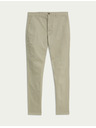 Marks & Spencer Strečové chino nohavice slim fit Marks & Spencer béžová
