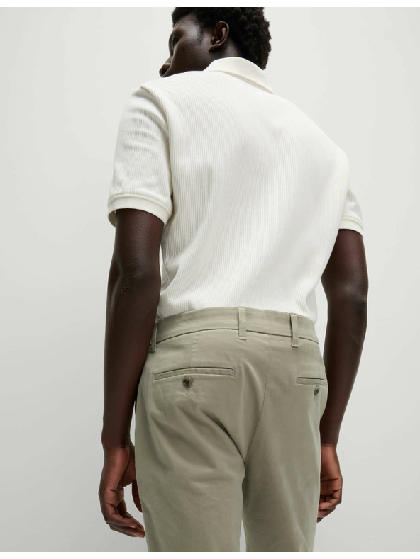 Marks & Spencer Strečové chino nohavice slim fit Marks & Spencer béžová