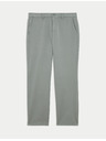 Marks & Spencer The Ultimate regular fit chino nohavice Marks & Spencer sivé