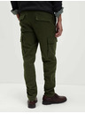Marks & Spencer Strečové nohavice s vreckami, mierne zúžený strih Marks & Spencer zelená