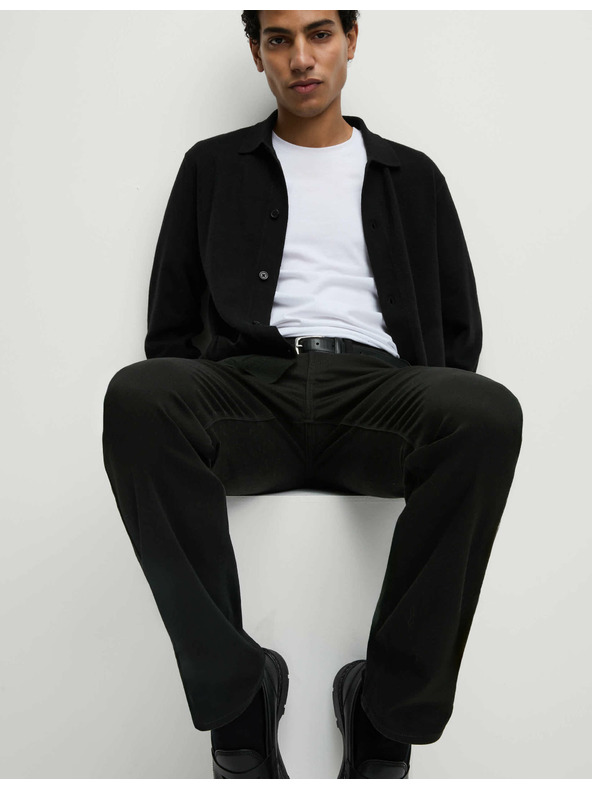 Marks & Spencer Strečové džínsy rovného strihu Marks & Spencer čierne