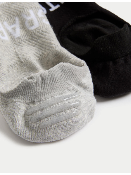 Marks & Spencer 3 ks neviditeľných vložiek do tenieker Trainer Liners™ zo zmesi bavlny Supima® Marks & Spencer viacfarebná