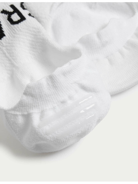 Marks & Spencer 3 ks neviditeľných vložiek do tenisku Trainer Liners™ zo zmesi bavlny Supima® Marks & Spencer biela