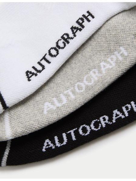 Marks & Spencer Krátke ponožky zo zmesi bavlny Supima® 3 kusy