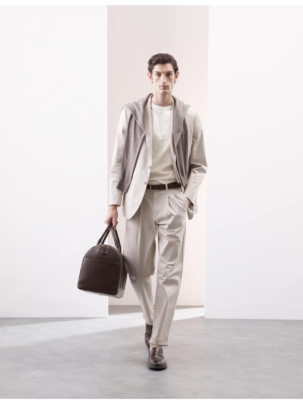 Marks & Spencer Tričko z prémiovej bavlny, úzky strih Marks & Spencer smotanová