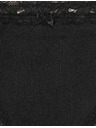 Marks & Spencer Bavlnené nohavičky s čipkou sada 3 ks Marks & Spencer čierna