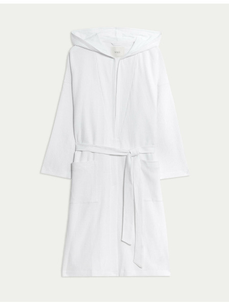 Marks & Spencer Pohodlný žerzový župan s vaflovým vzorom Marks & Spencer