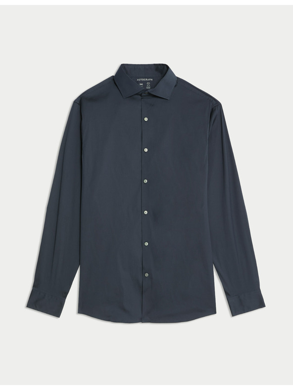 Marks & Spencer Košeľa úzkeho strihu Marks & Spencer námorná modrá