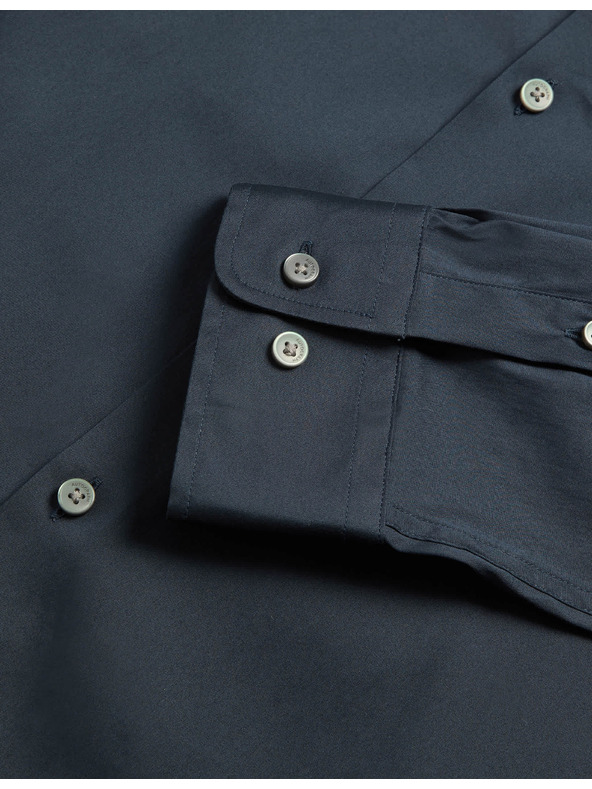 Marks & Spencer Košeľa úzkeho strihu Marks & Spencer námorná modrá