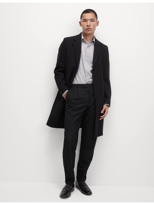 Marks & Spencer Košeľa štandardného strihu z čistej bavlny Marks & Spencer fialová