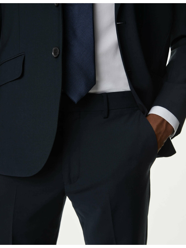 Marks & Spencer Mierne zúžené nohavice, zmes vlny Marks & Spencer