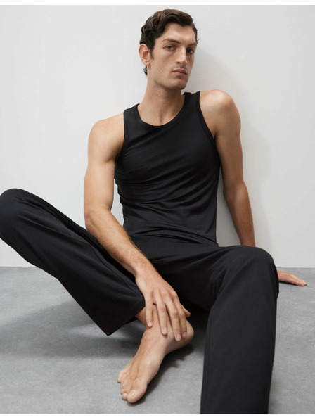 Marks & Spencer Tielko bez rukávov zo Supima® bavlny a modalu Marks & Spencer čierna