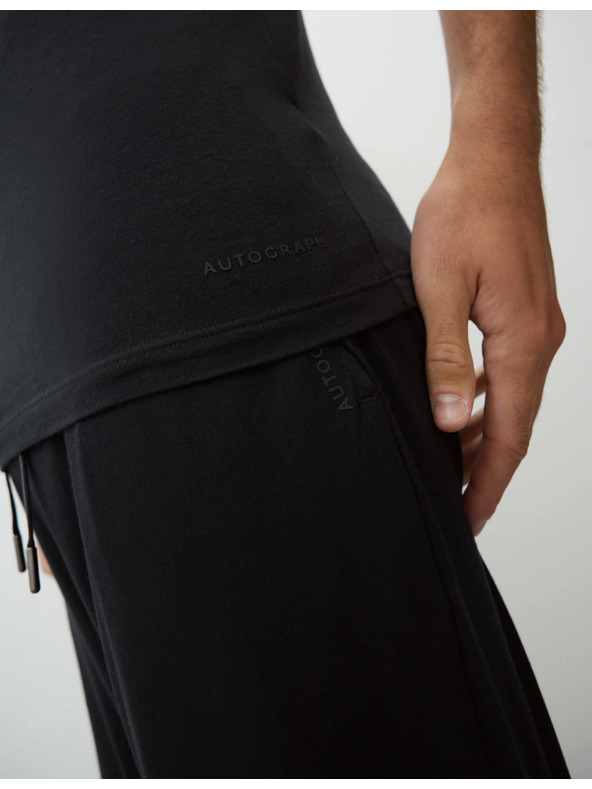 Marks & Spencer Tielko bez rukávov zo Supima® bavlny a modalu Marks & Spencer čierna