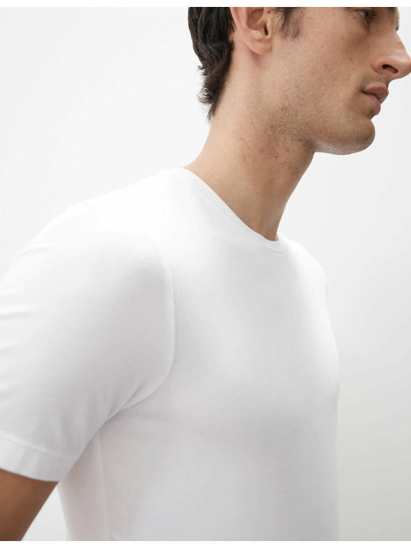 Marks & Spencer Tielko zo zmesi bavlny Supima® Marks & Spencer biele