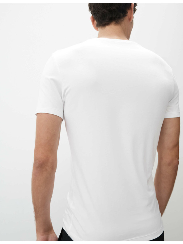 Marks & Spencer Tielko zo zmesi bavlny Supima® Marks & Spencer biele