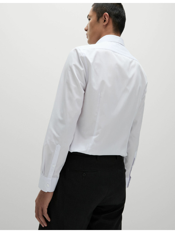 Marks & Spencer Košeľa slim fit, ľahké žehlenie Marks & Spencer biela