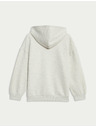 Marks & Spencer Mikina s kapucňou, zapínaním na zips a vysokým podielom bavlny (6–16 rokov) Marks & Spencer šedá