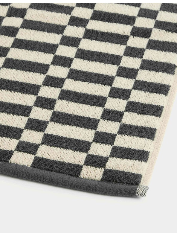 Marks & Spencer Uterák z čistej bavlny s geometrickým vzorom kociek Marks & Spencer sivá