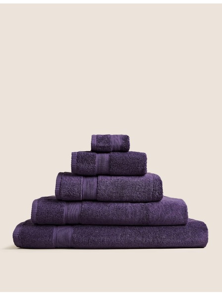 Marks & Spencer Extra jemný antibakteriálny uterák z čistej bavlny Marks & Spencer fialová