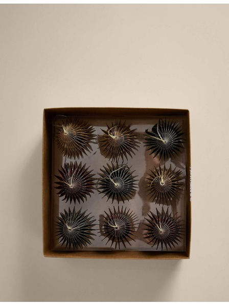 Marks & Spencer 9 ks závesných dekorácií papierové stromy Marks & Spencer viacfarebná