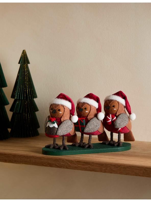 Marks & Spencer Izbová dekorácia s motívom troch drozdov Marks & Spencer viacfarebná