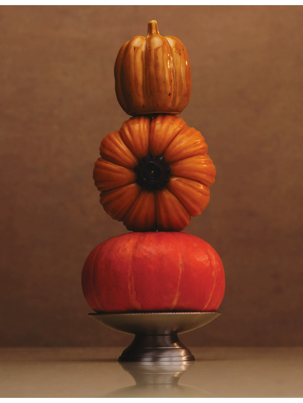 Marks & Spencer Malá keramická dekorácia tekvice Marks & Spencer žltá