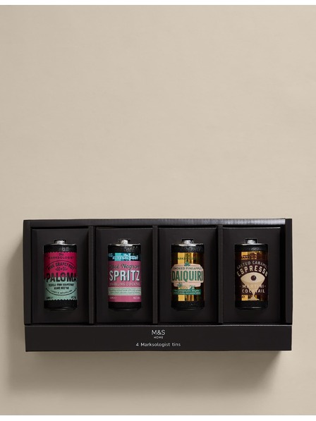 Marks & Spencer Závesné dekorácie cínu s motívom marksologa, sada 4 ks Marks & Spencer viacfarebná