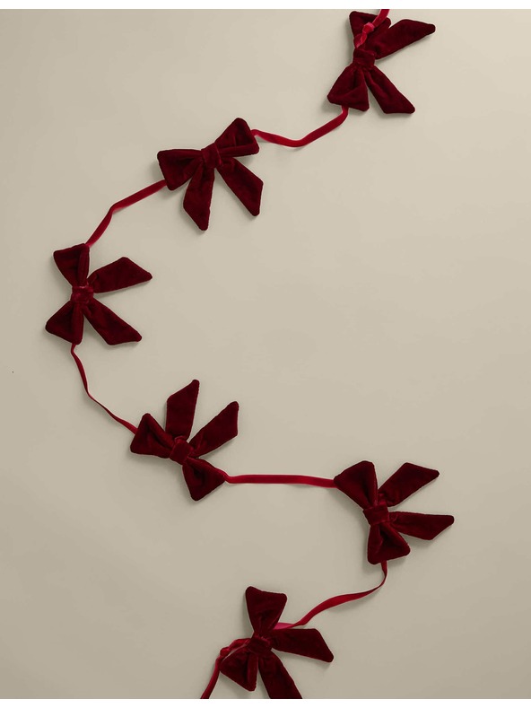 Marks & Spencer Zamatová baletka Marks & Spencer červená