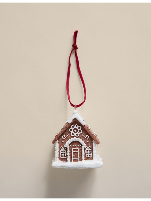 Marks & Spencer Závesná ozdoba na dom s perníkom Marks & Spencer hnedá