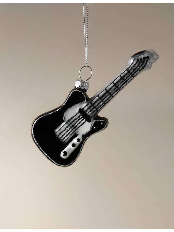 Marks & Spencer Sklenená závesná dekorácia – gitara Marks & Spencer viacfarebná