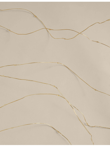 Marks & Spencer Teplé biele LED drôtené svetlo na batérie Marks & Spencer zlatá