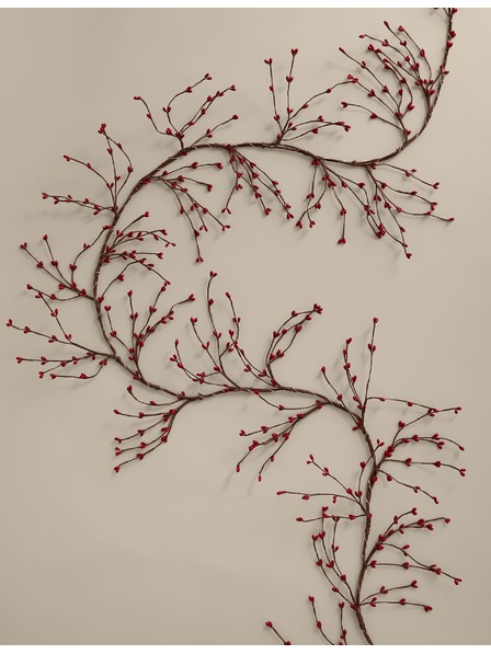 Marks & Spencer Svetelný reťazec s motívom bobuľovitého ovocia, dĺžka 1,8 m Marks & Spencer červená