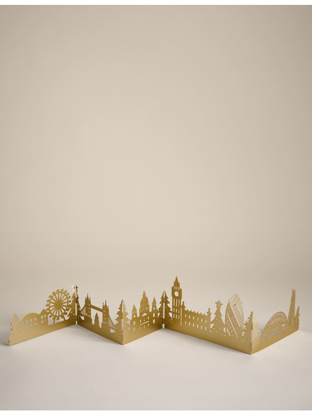 Marks & Spencer Rozsvietená londýnska dekorácia Marks & Spencer viacfarebná