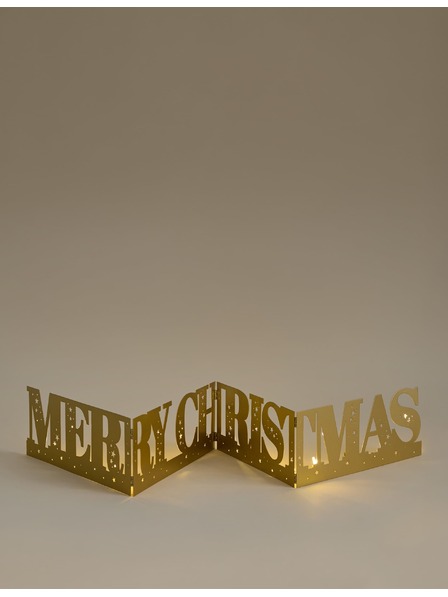 Marks & Spencer Svietiaca vianočná dekorácia Marks & Spencer zlatá