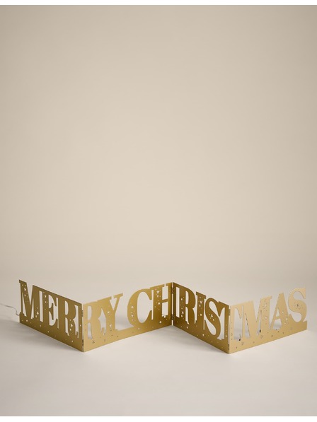 Marks & Spencer Svietiaca vianočná dekorácia Marks & Spencer zlatá